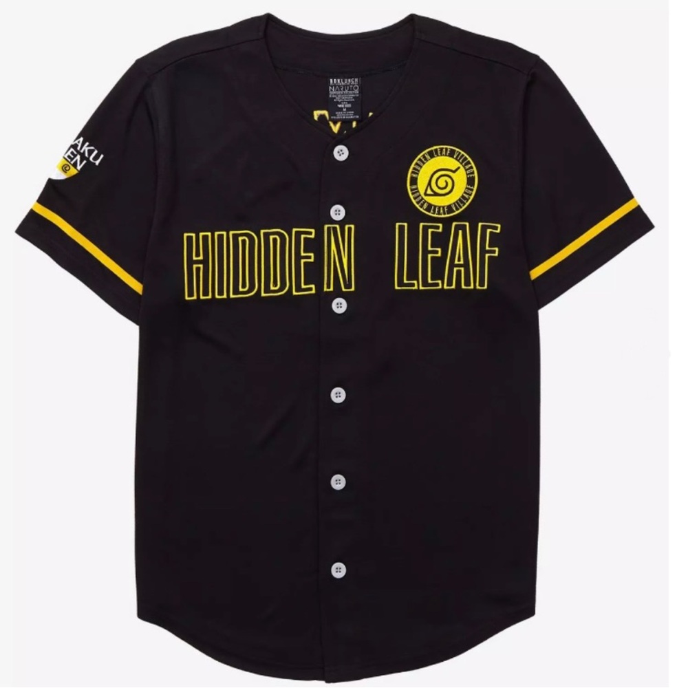 Naruto Shippiden Leaf Uzumaki Baseball Jersey Size XS